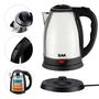 Imagem de Chaleira Elétrica Portátil 1.8 Litros Aço Inox 110v Ou 220v Para Café Chá Linha Premium