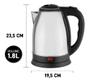 Imagem de Chaleira Elétrica Rotação 360 -110v Inox 1.8 L Economica