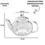 Imagem de Chaleira em vidro borossilicato com infusor 540 ml 