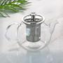 Imagem de Chaleira em vidro com infusor interno e tampa 900 ml