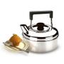 Imagem de Chaleira Inox 2 Litros Com Alça 20x16x18cm Multiuso Zanella