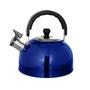 Imagem de Chaleira inox color com alça e bico com apito 2l para água café chá