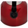 Imagem de Chaleira Inox Com Apito Vermelho 2 L