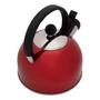 Imagem de Chaleira Inox Com Apito Vermelho 2 L