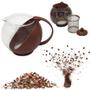 Imagem de Chaleira para Chá e Café com Infusor Aço Inox e Vidro 750ml