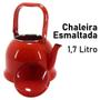 Imagem de Chaleira Retrô Revestida - Vermelha