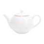Imagem de Chaleira Royal em Porcelana com Borda Dourada 900ml - Hauskraft