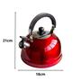 Imagem de Chaleiras Em Inox Diversas Cores Com Apito 2L 21CM x 18CM - Ecos Houseware