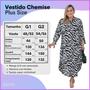 Imagem de Chamise Longo Plus Size