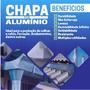 Imagem de Chapa bobina Folha Alumínio Calha rufo telhado 50cm com 10M resistente