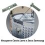 Imagem de Chapas Inox Conserta Cesto Samsung + Parafusos + Trava Rosca