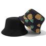 Imagem de Chapéu balde bucket Hat Dupla Face Abacaxi