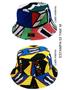 Imagem de Chapéu Bucket dupla face em patchwork de tecido africano - Collab Meninos Rei + Ziê