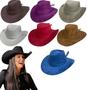 Imagem de Chapéu Country Ana Castela Boiadereira Rodeio Cowboy Sertanejo Vaquejada Feminino Moda Fashion