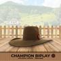 Imagem de Chapeu Country Marrom Champion Biplay 2 Pena Vermelha Tam 62