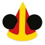 Imagem de Chapéu de Aniversário Mickey Aventura Sobre Rodas - 8 Unidades