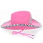 Imagem de Chapéu de cowboy GiftExpress rosa com tiara para crianças