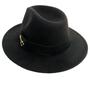 Imagem de Chapeu fedora - chapeus 25 - preto - tamanho ajustavel