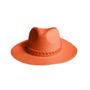 Imagem de Chapéu Fedora De Nylon Feminino Com Detalhe De Corrente