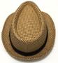 Imagem de Chapeu Fedora Panamá Palha Aba Curta De 3cm Forrado 60014