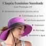 Imagem de Chapéu Feminino aba larga com proteção UV