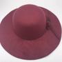 Imagem de Chapéu Feminino Feltro Floppy Inverno Pompom Aba Pequeno 7cm