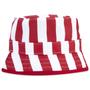 Imagem de Chapeu New Era Bucket Feminino Listrado Branco Vermelho Branco/Vermelho