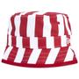 Imagem de Chapeu New Era Bucket Feminino Listrado Branco Vermelho Branco/Vermelho