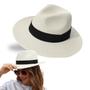 Imagem de Chapeu Panama Estilo Malandro Tipo Pagodeiro Moda Casual
