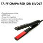 Imagem de Chapinha Taiff Red Ion Profissional 200º Bivolt Cerâmica Anti Frizz