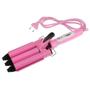 Imagem de Chapinha Triondas Rosa Bivolt 25mm Ondulador Profissional