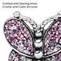 Imagem de Charm Pandora Dazzling Pink Butterfly 925 em prata esterlina