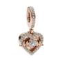 Imagem de Charme Família 925 Prata para Pulseira Pandora - Menino, Menina, Mãe e Irmãs