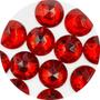 Imagem de Chaton Cristal 22mm Redondo Siam Ruby 10pçs 45g Costura