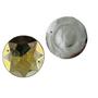 Imagem de Chaton Strass 31mm Cristal Dourado Redondo 5pçs Costura Artesanato 18g