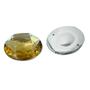 Imagem de Chaton Strass 31mm Cristal Dourado Redondo 5pçs Costura Artesanato 18g