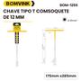 Imagem de Chave canhão cabo tipo T 12 mm - BOM-1266 - Bomvink