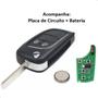 Imagem de Chave Canivete Completa Onix S10 2014 2015 2016 2017 2018 C/ Placa de Circuito