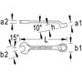 Imagem de Chave Combinada 16MM 1 B - 16mm Gedore 002511