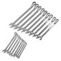 Imagem de Chave combinada jogo 6.0 a 22.0mm 17 peças 302402b - belzer