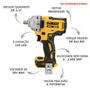 Imagem de Chave de Impacto 1/2'' 20V Max XR Sem Bateria Dewalt