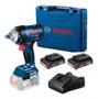 Imagem de Chave de impacto gds 18v-400 brushless + kit bat 2ah   bosch