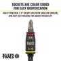 Imagem de Chave de Impacto Klein Tools 32766 - 3 em 1 com Soquete e Suporte de Bits
