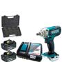 Imagem de Chave de Impacto Makita 18V 3Ah Bivolt DTW190 com 2 Baterias + Soquete