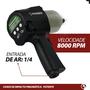 Imagem de Chave De Impacto Pneumatica Duplo Martelete 1/2 Pol 780 N.m Potente PN120178R