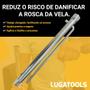 Imagem de Chave De Vela Longa 300mm 16/21mm Universal Tubo Ignição