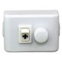 Imagem de Chave Dimmer Controle Ventilador Teto Parede Sobrepor Externo