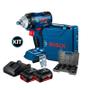 Imagem de Chave Impacto 1/2 Bateria 18V Bosch Gds18V-400 + Kit 2