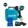 Imagem de Chave Impacto Makita DTW1002Z 18V + Kit 2 Bat. 5Ah + Soquete