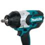 Imagem de Chave Impacto Makita DTW1002Z 18V + Kit 2 Bat. 5Ah + Soquete